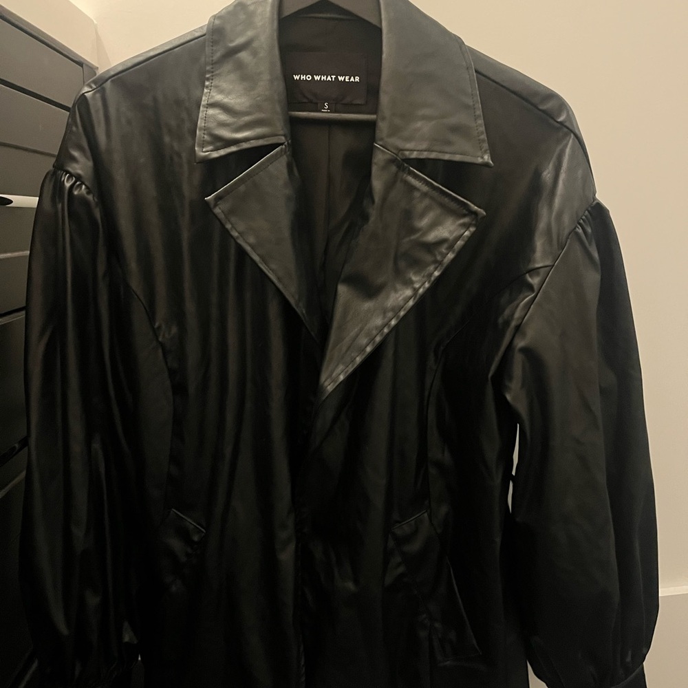 Who What Wear Black Leather Jacket